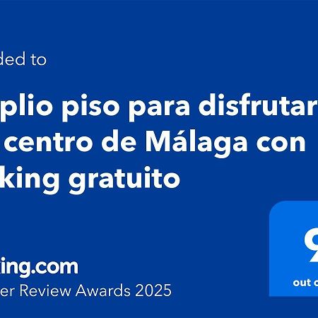 Amplio Piso Para Disfrutar Del Centro De Malaga Con Parking Gratuito Exterior photo